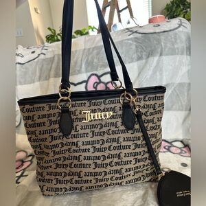 Juicy Couture Black and Tan Women's Bag